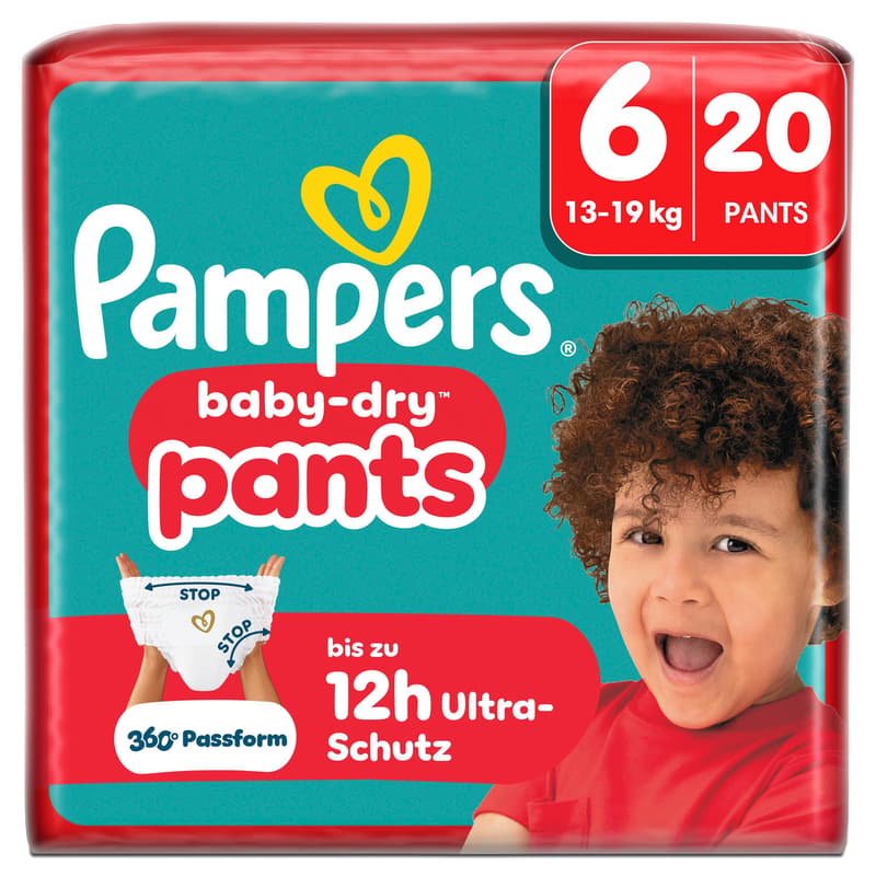 Pampers Baby Dry Pants Gr. 6 Extra Large 13-19kg Single Pack 20 St