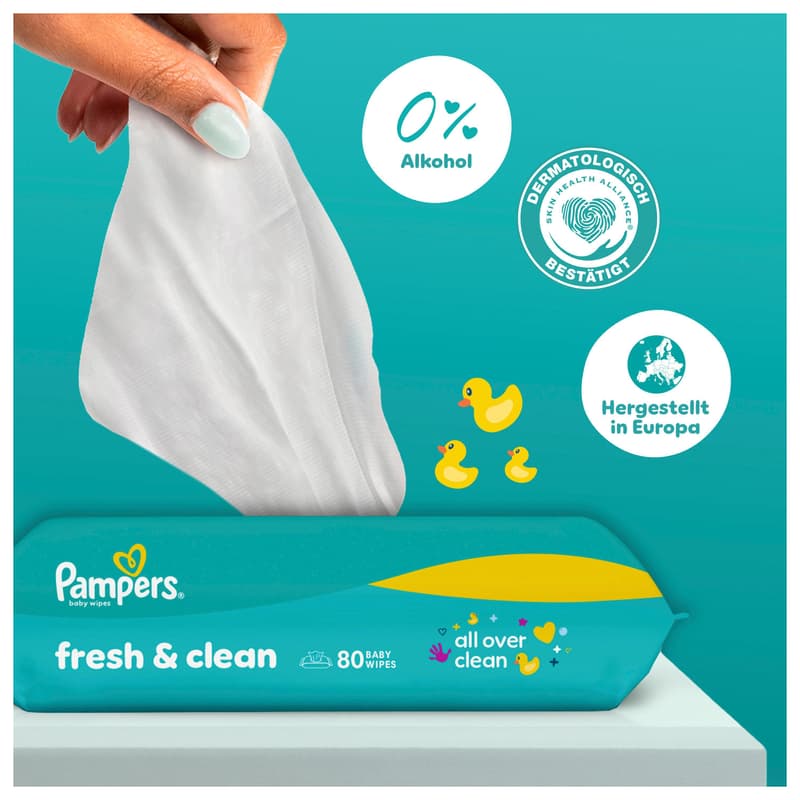 Pampers Feuchttücher Fresh Clean 3x 240 ST