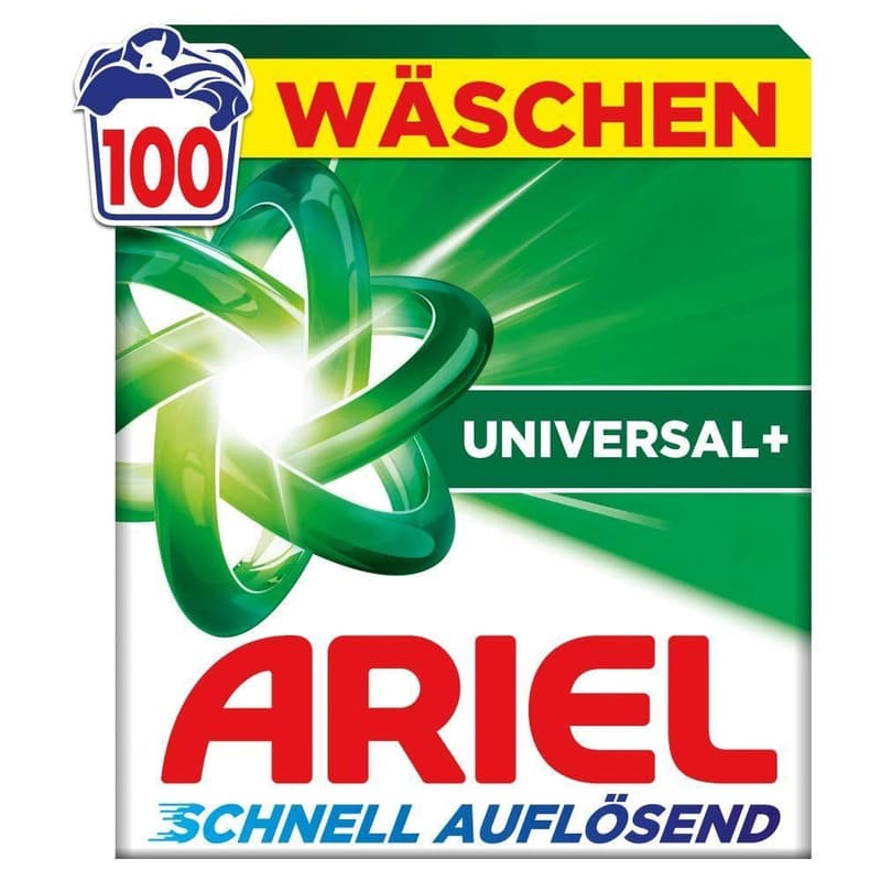 Ariel Universal Laundry Detergent Powder 5. 03KG - 100WL