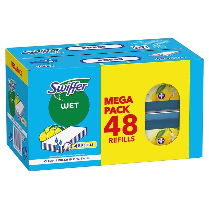 Swiffer WET Wischtücher nass Nachfüllpackung 48er Citrus Fresh