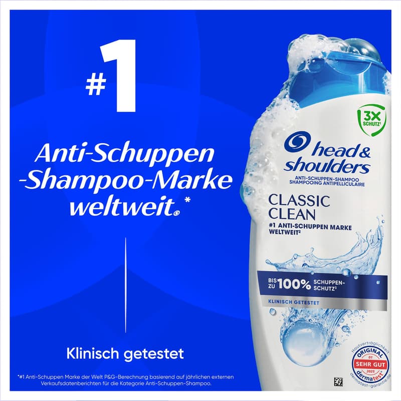 Head & Shoulders Anti Schuppen Shampoo Classic Clean 250ml