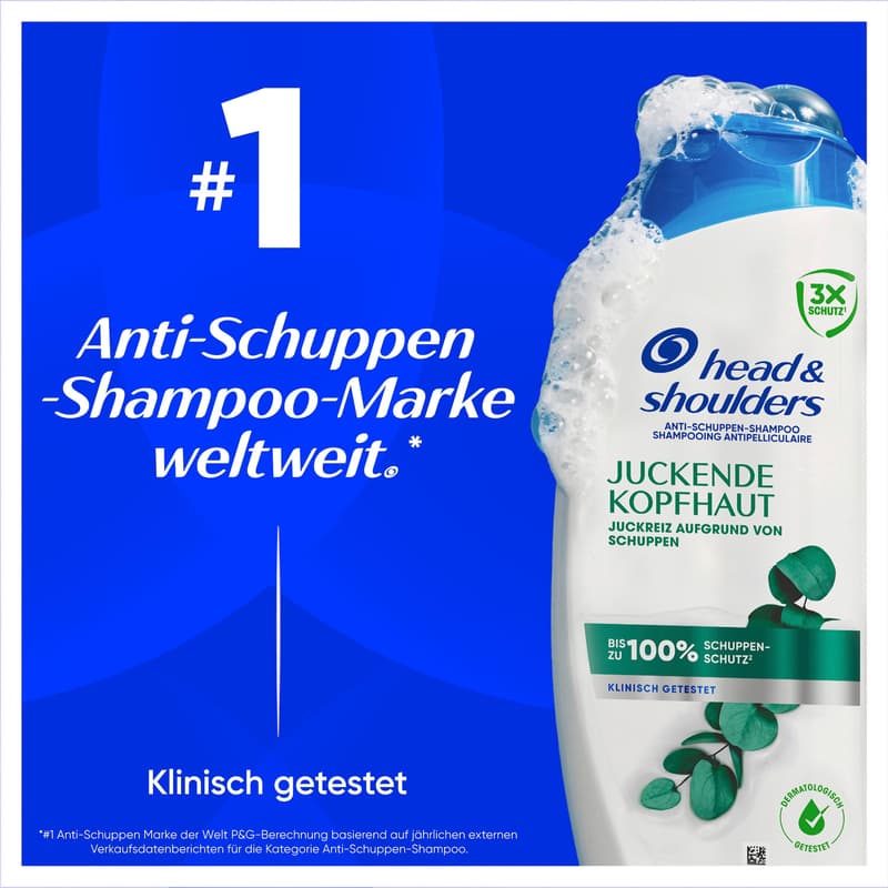 Head & Shoulders Anti Schuppen Shampoo bei juckender Kopfhaut 250ml