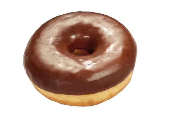 Schokodonut mit Kakaocreme