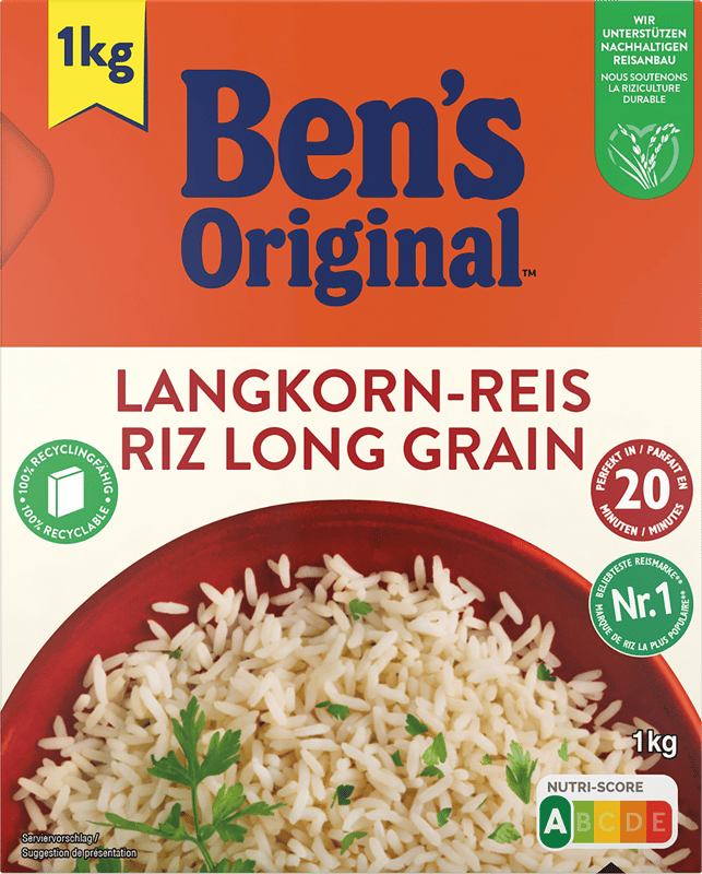 Ben's Original Loose Rice 20 Minutes Original Long-Grain Rice