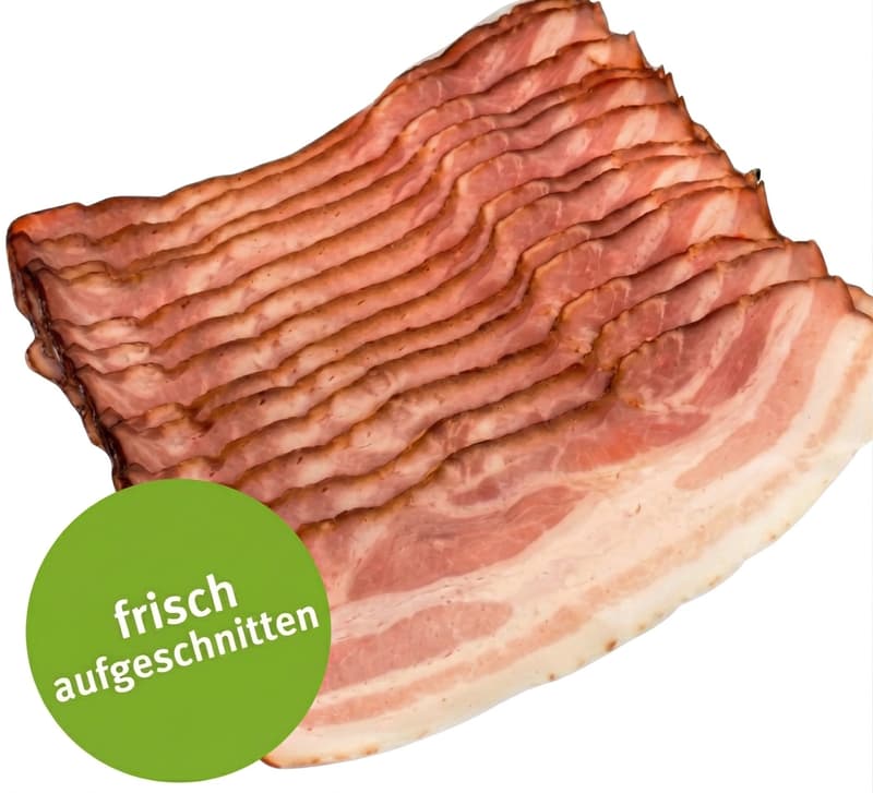 Schreiber Frühstückspeck- frisch aufgeschnitten