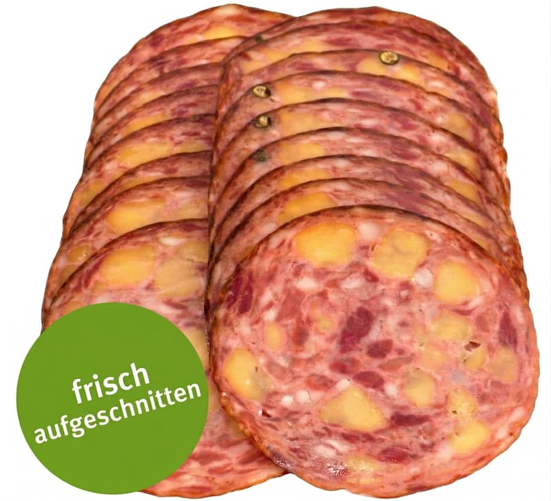 Schreiber Alt Wiener Käswurst - frisch aufgeschnitten
