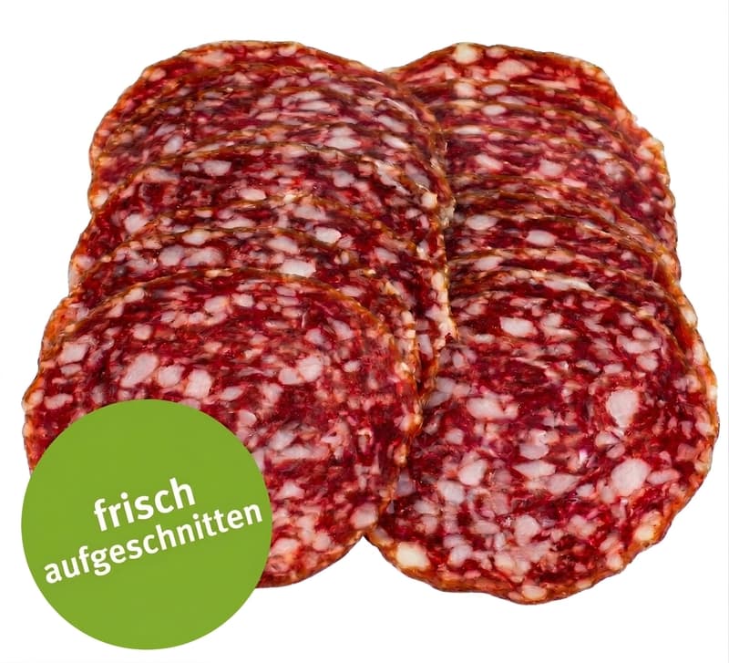 Mailänder Salami - frisch aufgeschnitten