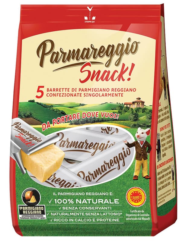 PARMAREGGIO Parmigiano Reggiano Snack 20g x 5 DOP/g.U., mind. 12 Monate gereift