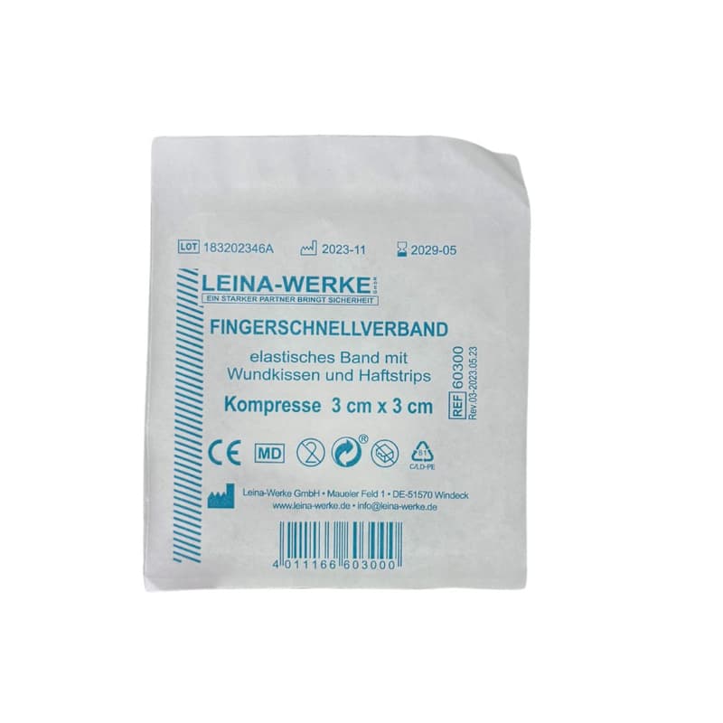 Leina-Werke Fingerschnellverband steril 3 x 3 cm