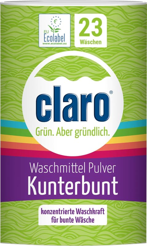 claro Kunterbunt Waschmittel-Pulver
