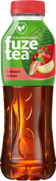 Fuzetea Black Iced Tea Strawberry Melon (single-use deposit)