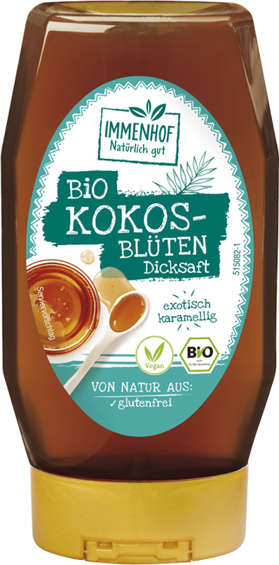 Immenhof BIO Kokosblüten Dicksaft 245ml Spender