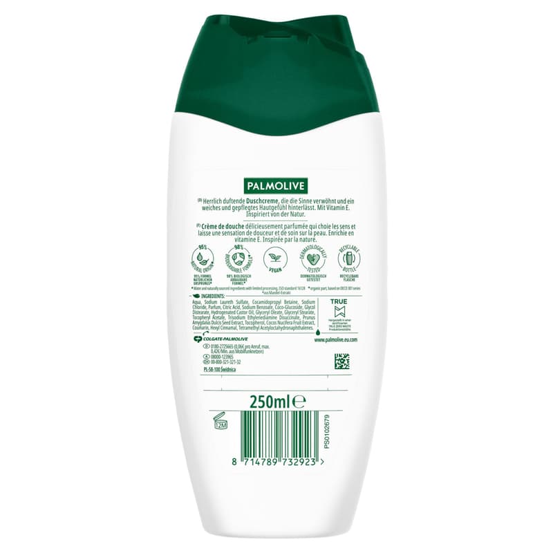 Palmolive Naturals Coconut & Milk Showergel