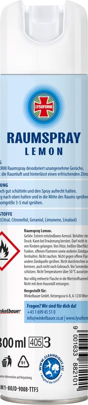 Lysoform Raumspray Lemon