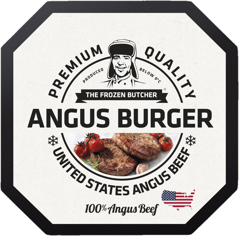 Frozen Butcher Angus Rinder Burger Patties (tiefgekühlt)