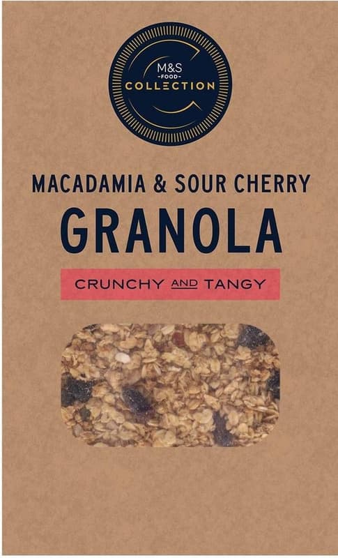 Marks & Spencer Macadamia & Sour Cherry Granola