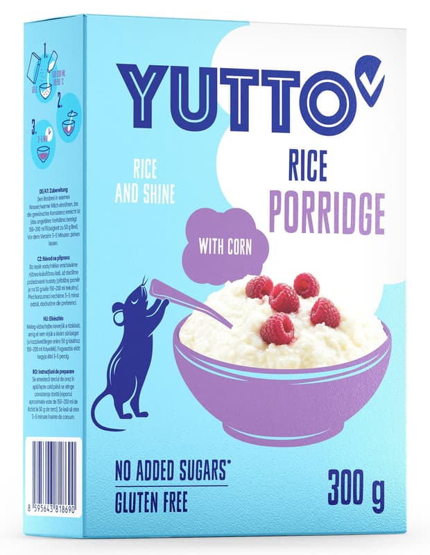 Yutto Porridge Reis mit Mais