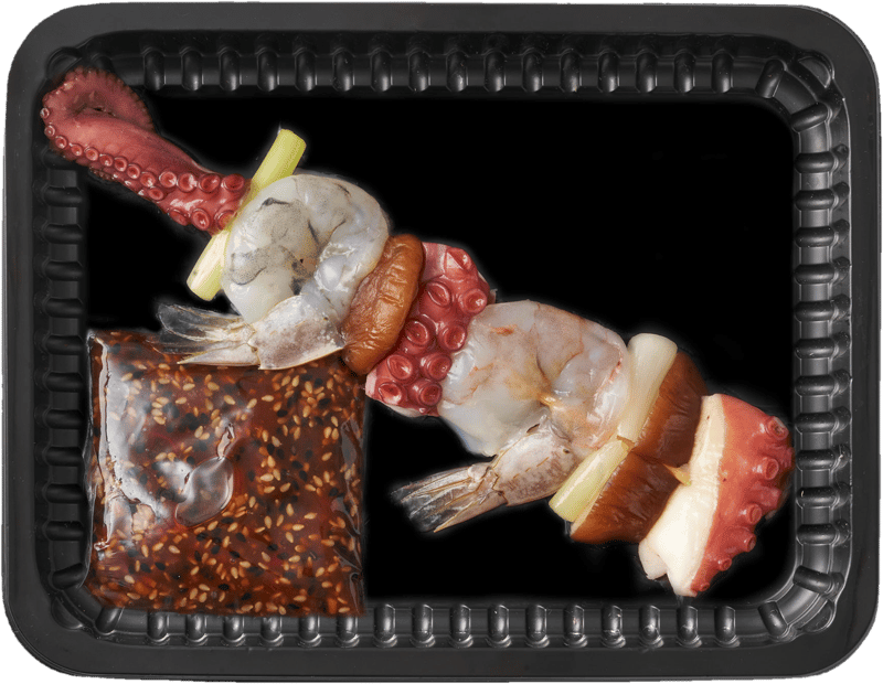 Oceans Octopus & prawn skrewer