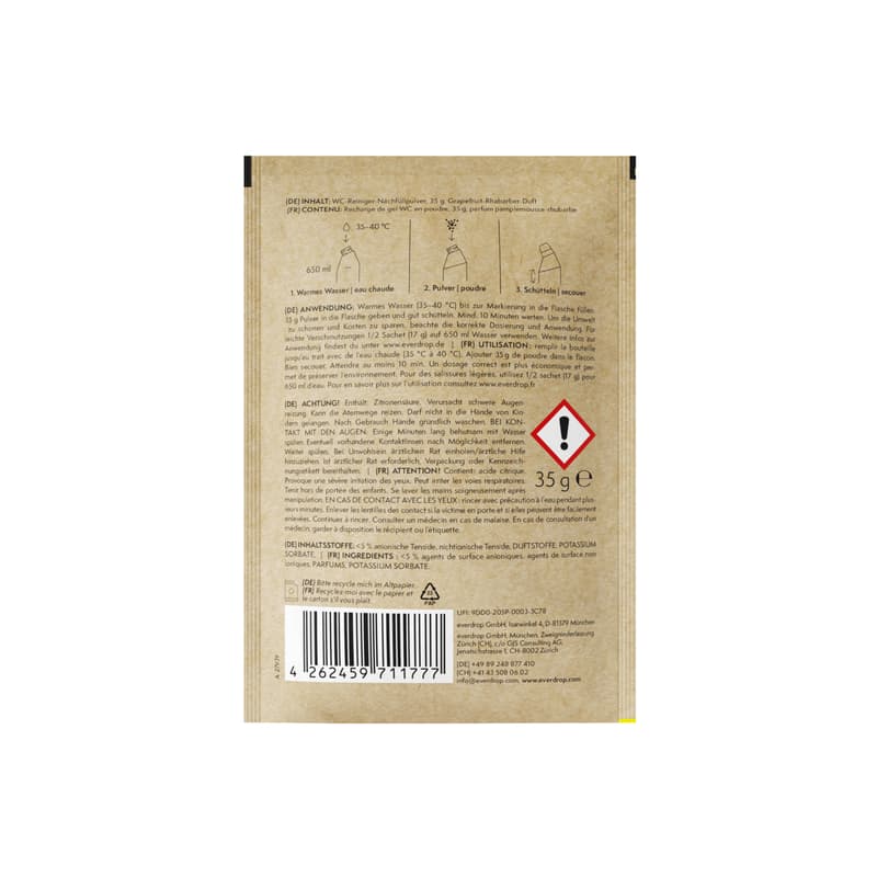 everdrop WC refill powder