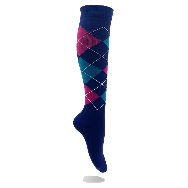 Pandalas Stützstrümpfe Argyle navi 40/42