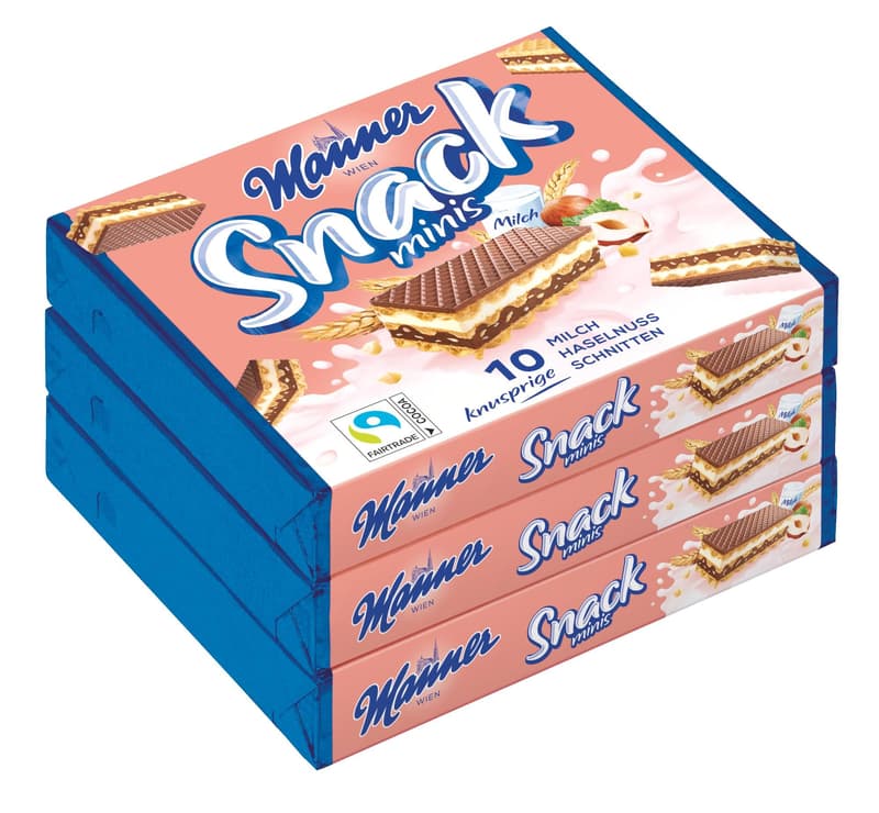 Manner Snack Minis Milk Hazelnut