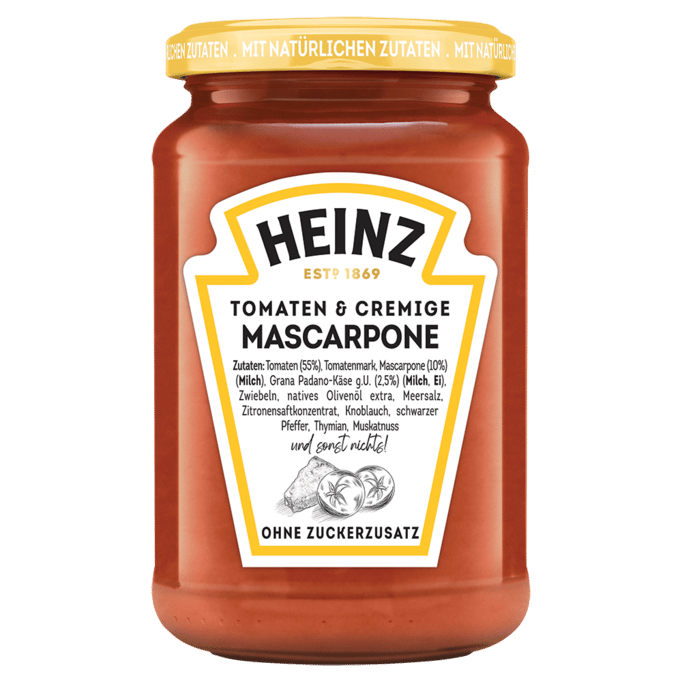 Heinz Tomato Sauce with Mascarpone