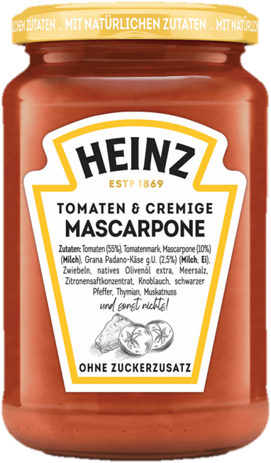 Heinz Tomato Sauce with Mascarpone