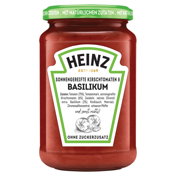 Heinz Tomato & Basil Pasta Sauce