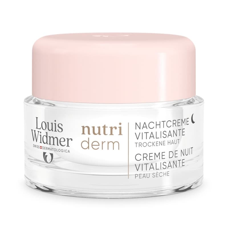 Louis Widmer nutriderm Nachtcreme Vitalisante - leicht parfümiert