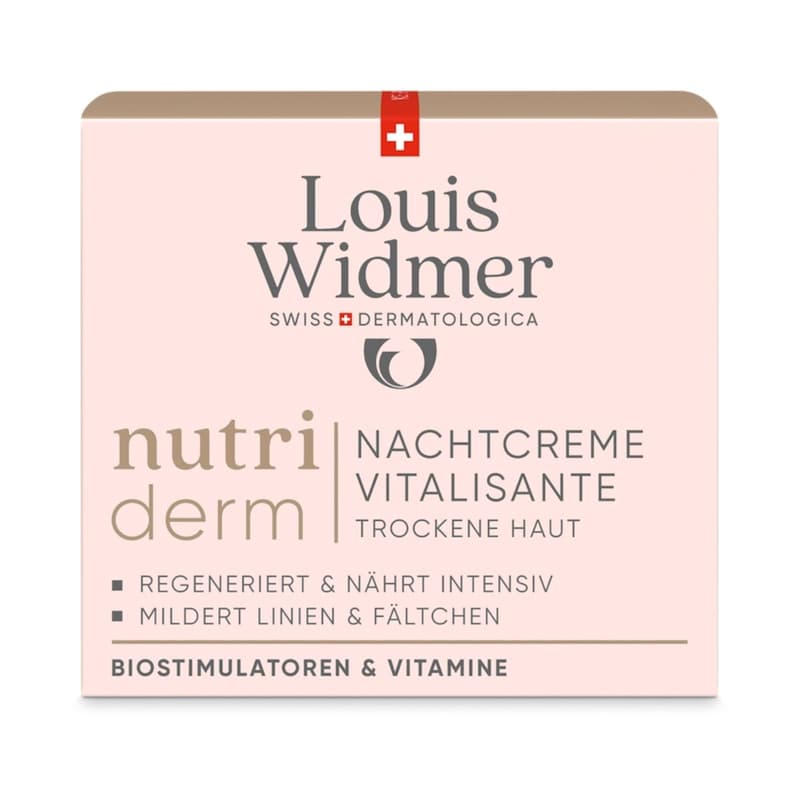 Louis Widmer nutriderm Nachtcreme Vitalisante - leicht parfümiert