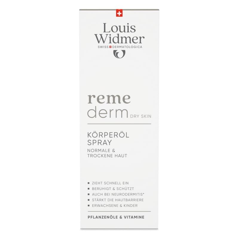 Louis Widmer remederm Körperöl Spray - leicht parfümiert