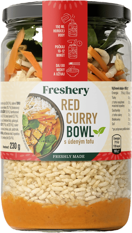 Freshery Red Curry Bowl mit geräuchertem Tofu