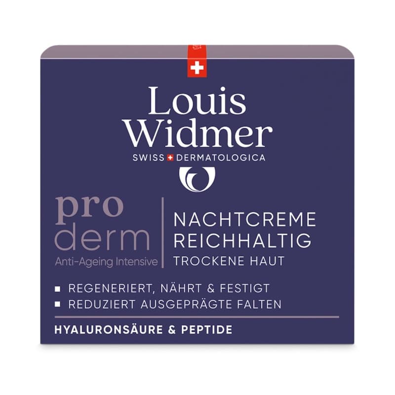 Louis Widmer proderm Nachtcreme reichhaltig - ohne Parfum