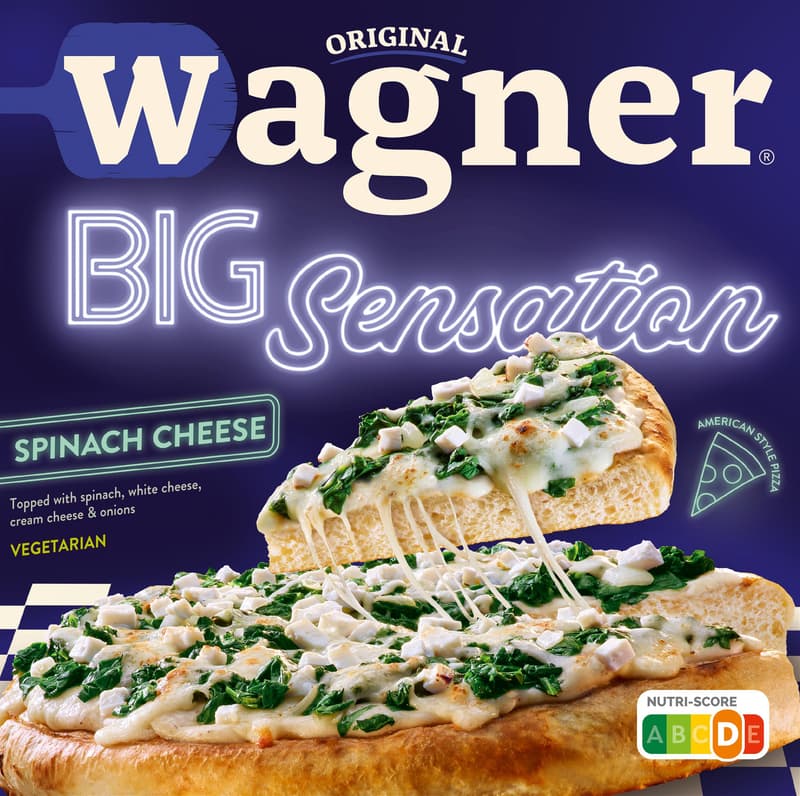 WAG BIG SENSATION Spinach-Cheese 435g