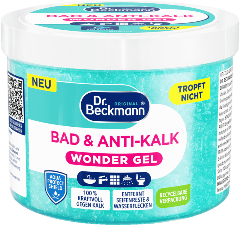 Dr. Beckmann Bad & Anti-Kalk Wonder Gel, TROPFT NICHT