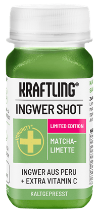 Krafting Ingwer Shot Matcha-Limette