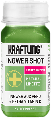 Krafting Ingwer Shot Matcha-Limette