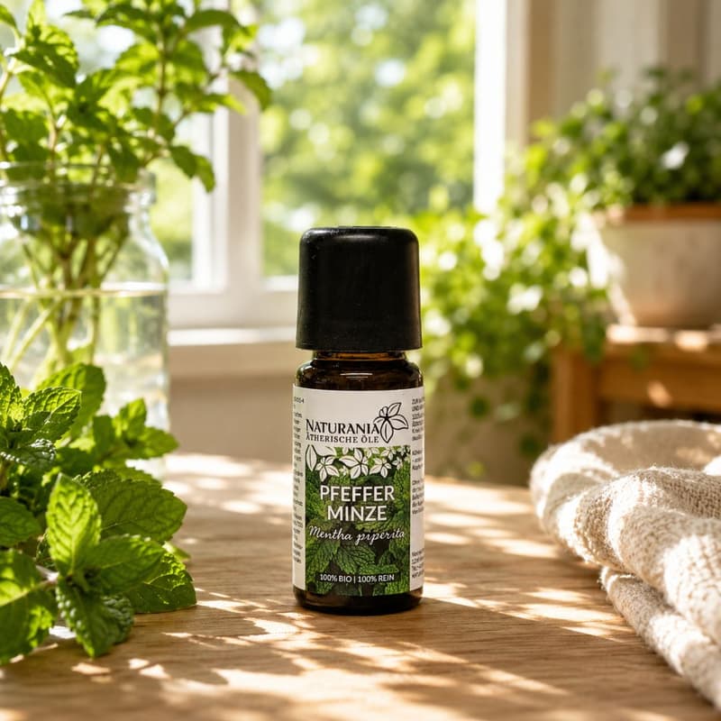 Naturania Ätherisches Öl Bio Pfefferminze