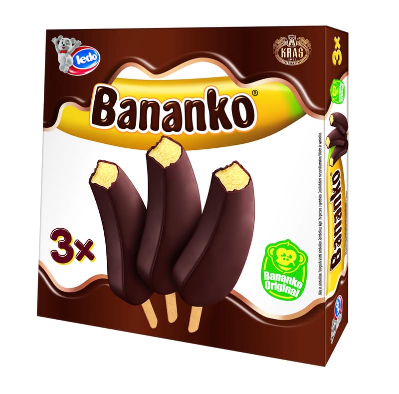 Ledo Bananko 3 x (tiefgekühlt)