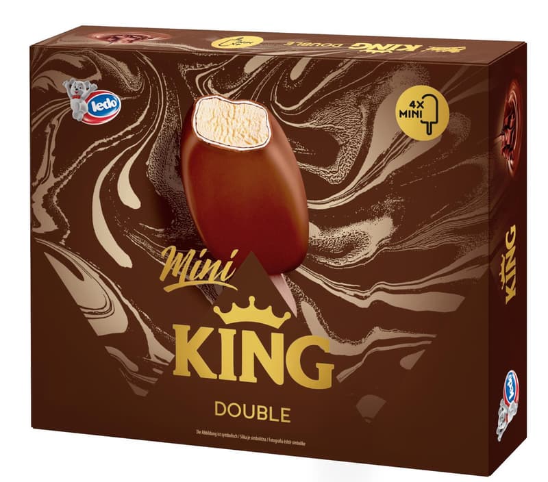 Ledo King Double Mini 4 x (tiefgekühlt)