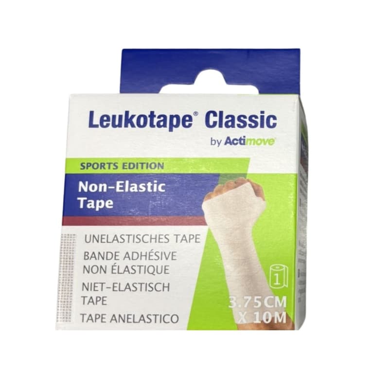 LEUKOTAPE classic by Actimove Sports Edition - starres Tape, weiß, 3,75 cm x 10 m