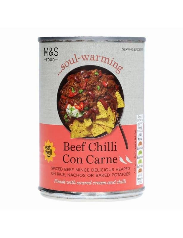 Marks & Spencer Beef Chilli Con Carne