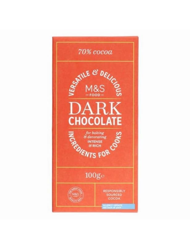 Marks & Spencer Dark chocolate for cooking
