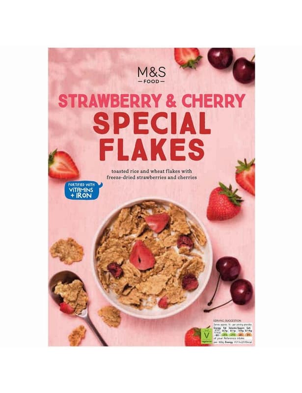 Marks & Spencer Berry & Cherry Flakes