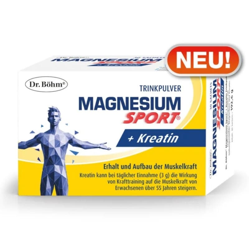 Dr. Böhm® Magnesium Sport® + Kreatin Trinkpulver