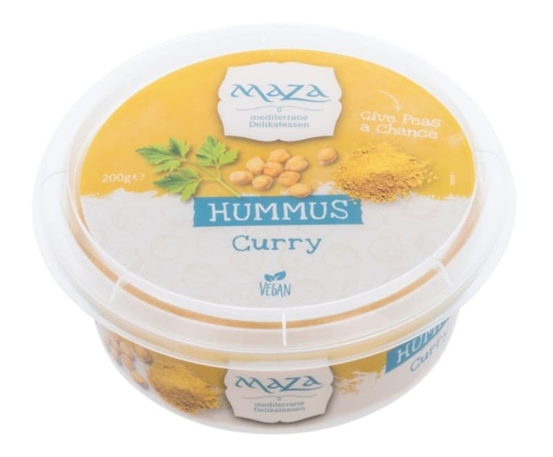 Maza Hummus mit Curry