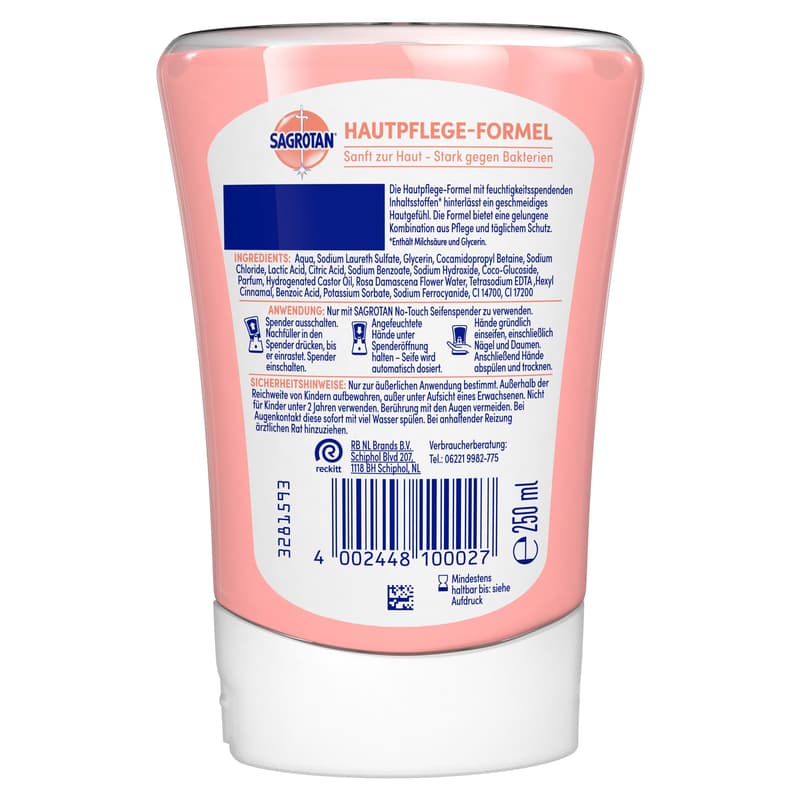 Sagrotan No-Touch Nachfüller Rose & Shea Duft