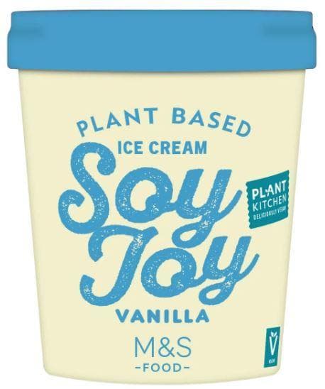 Marks & Spencer Soy Vanilla Ice Cream (tiefgekühlt)