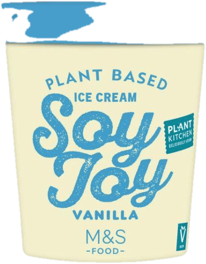 Marks & Spencer Soy Vanilla Ice Cream (tiefgekühlt)