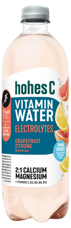 Hohes C Vitamin Water Electrolytes Grapefruit-Zitrone (EinwegPFAND)